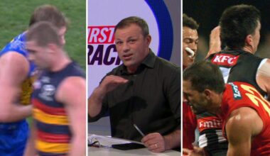 AFL news 2026: Harley Reid free kick against called out by Brad Johnson after umpire does not blow whistle for Ben Long hit on Brayden Maynard