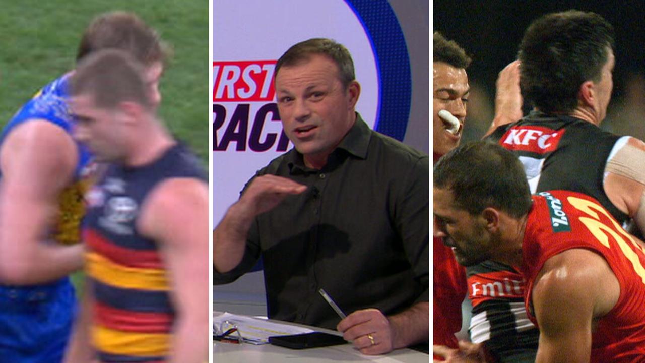 AFL news 2026: Harley Reid free kick against called out by Brad Johnson after umpire does not blow whistle for Ben Long hit on Brayden Maynard