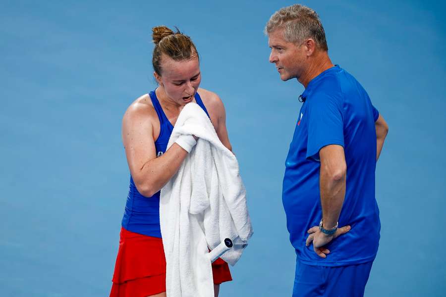 Barbora Krejcikova and Jiri Novak