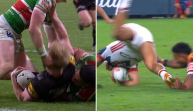 NRL 2026: Bunker under fire for Tom Jenkins double movement, replay, refereeing, Penrith Panthers win over South Sydney Rabbitohs