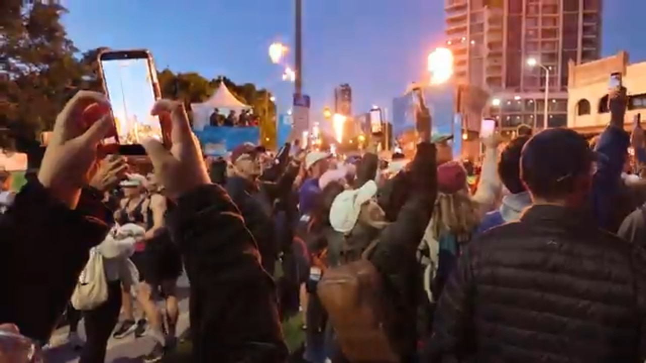 Gold Coast Marathon start shot on DJI Osmo Pocket 4