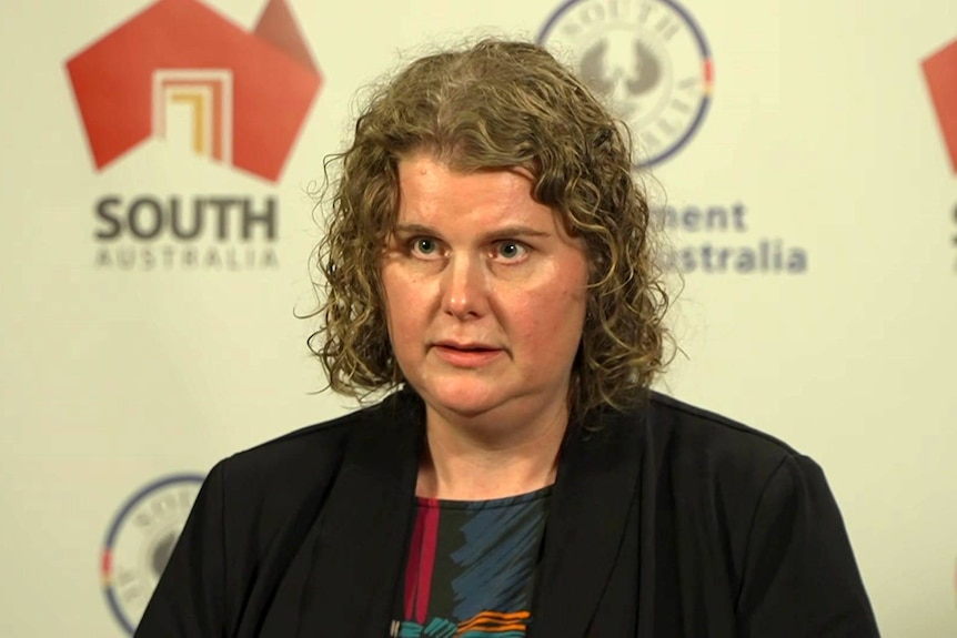 A South Australian veterinary expert at a media conference.