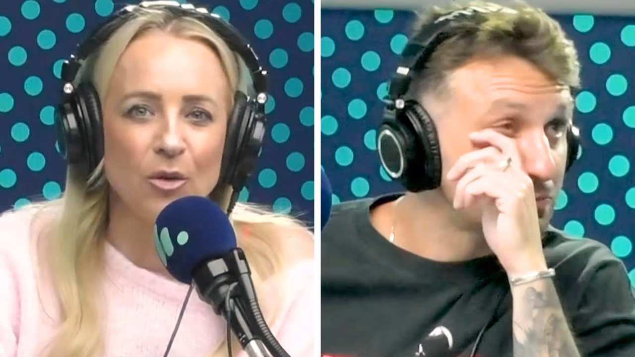 Tommy Little tears up in Carrie Bickmore’s on-air period debate