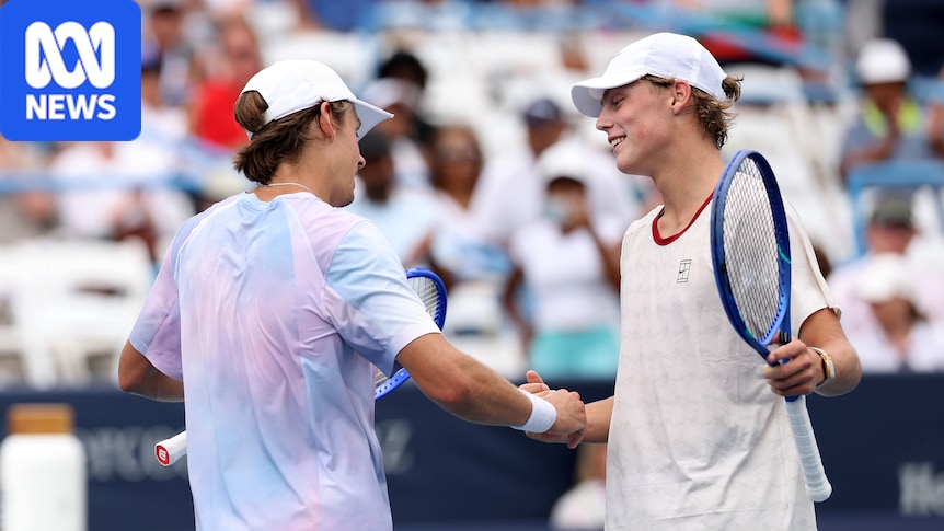 Alex de Minaur beats Cruz Hewitt in all-Australian clash at the DC Open
