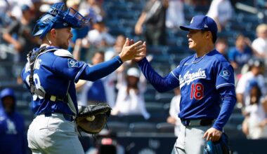 Yamamoto fires 4-hitter and Ohtani leads offense as Dodgers top Yankees 8-2 in 1st game of twinbill
