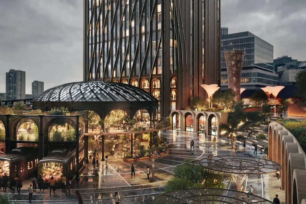 Squire & Partners unveils plans for mothballed Stratford Sphere site