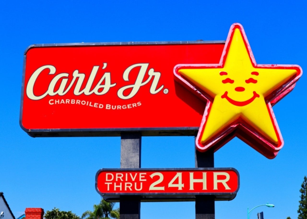 Carl's Jr sign. - 