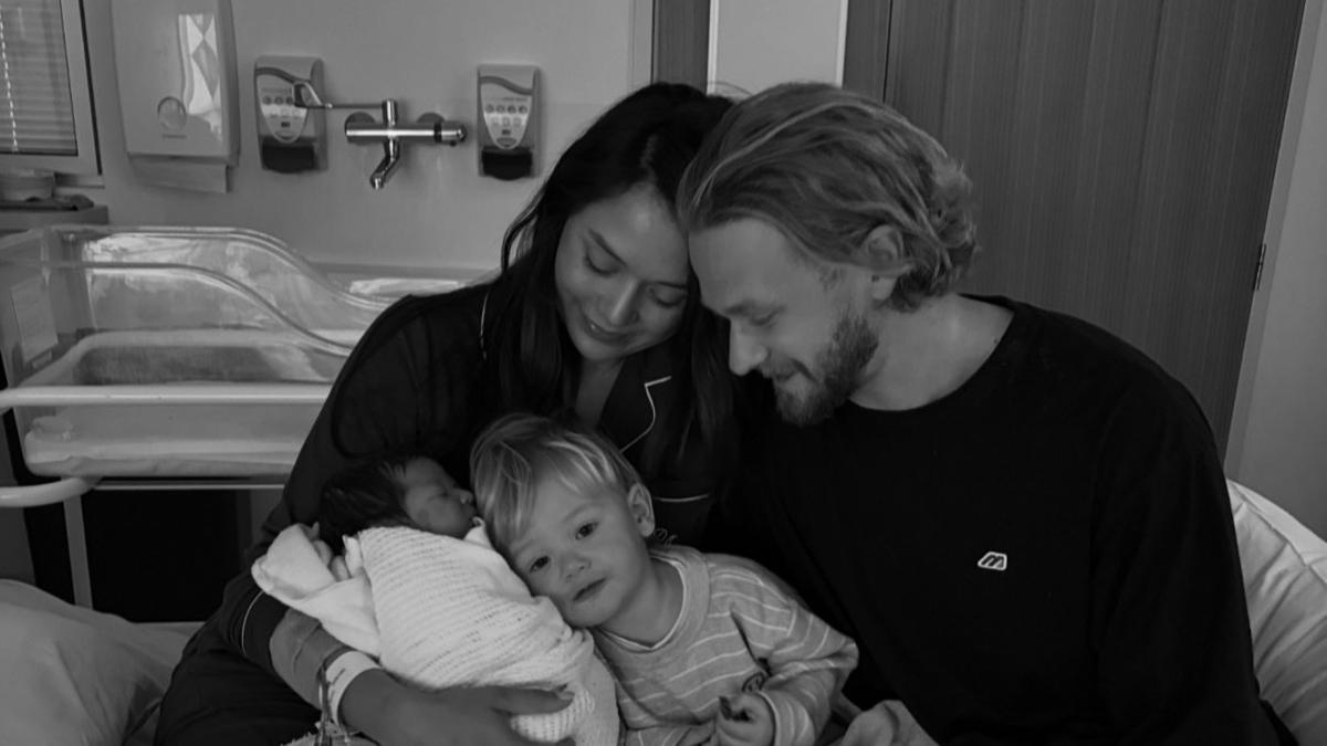 Fremantle Dockers star Corey Wagner and wife Michaela welcome second baby boy