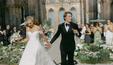 Tennis love story: Inside the glamorous Tuscan wedding of Aussie Alex de Minaur and Brit Katie Boulter