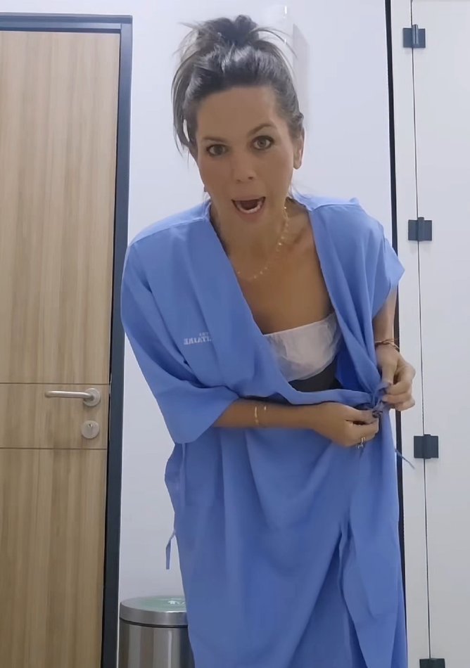 The 35-year-old reality star took her social media followers along for the ride. 