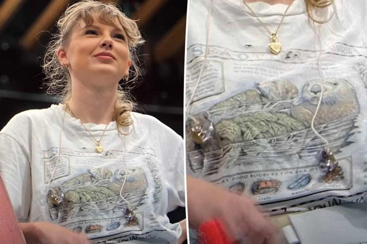 Taylor Swift’s Monterey Bay Aquarium otter shirt is finally back in stock