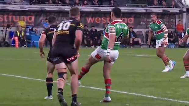 Walker's actions ultimately cost his rookie teammate a try.
