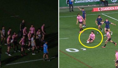 LIVE: Controversial moment as Panthers hit back after cheeky pre-game act