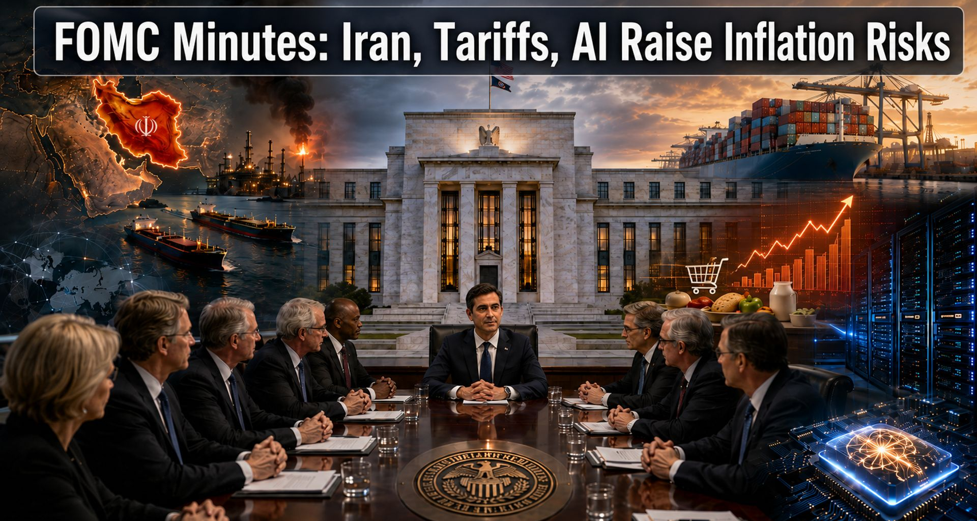 FOMC minutes show a Fed united on rates and communications, but concerned about impacts of Iran, tariffs and AI on inflation