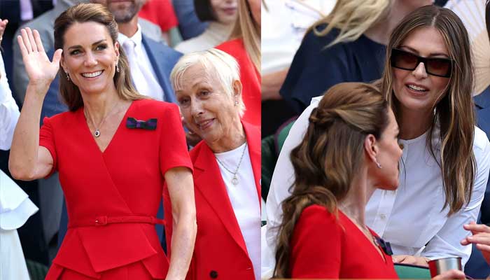 Kate Middleton given standing ovation by celebrity wife of Williams Eton friend at Wimbledon