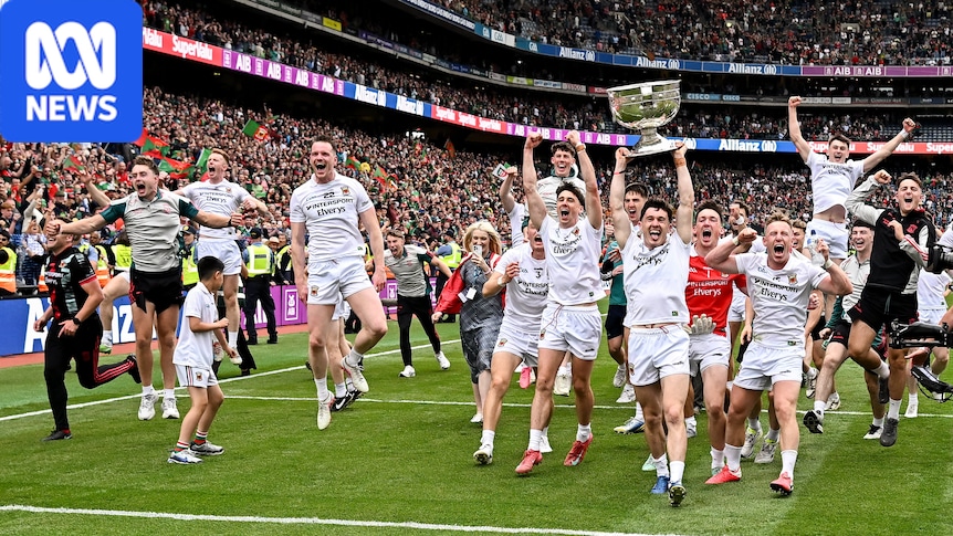 Mayo beats Kerry to win All-Ireland football crown, ending 75-year 'curse' with star Kobe McDonald set for AFL