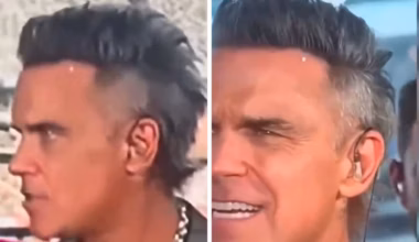 Robbie Williams caught in awkward live TV gaffe during World Cup Final broadcast