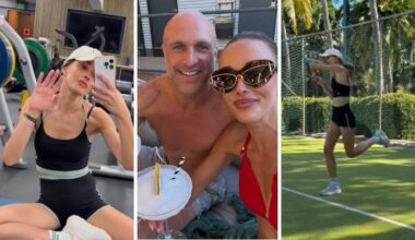 Cable Beach with the Judds: Chris and Bec enjoy margaritas and family time in Broome