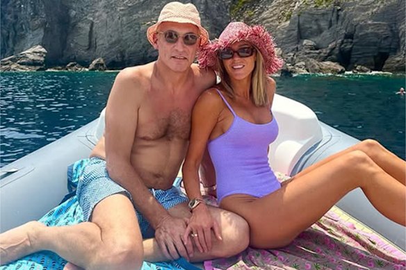 Antony Catalano and wife Stefanie in 2024.