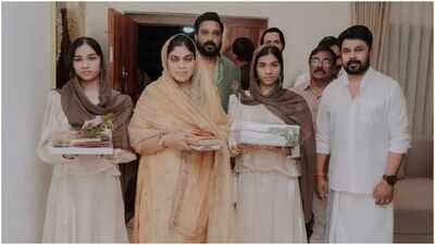 16 years after Cochin Haneefa's passing, family moves into dream home; Dileep, Harisree Ashokan attend housewarming ceremony