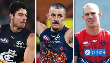 TEAMS: Three changes each for Blues and Pies, key Crows out, blow for Dees