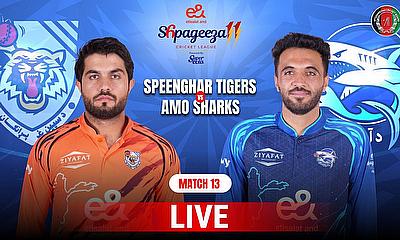 Shpageeza Cricket League 2026 - Speen Ghar Tigers vs Amo Sharks, Match 13