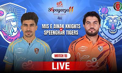 Shpageeza Cricket League T20 2026: Mis-e-Ainak Knights vs Speenghar Tigers Live Cricket Streaming
