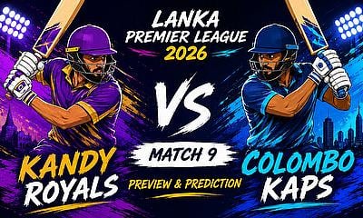 Lanka Premier League 2026 – Kandy Royals vs Colombo Kaps, Match 9 – Expert Form Guides, Insights & InPlay Match Predictions – July 23