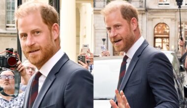 'A good deal of nervousness': Body language expert decodes Prince Harry's 'fidgeting' during London appearance before High Court defeat