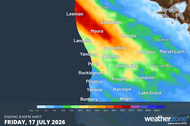 Parts of Western Australia have copped their wettest days in years.