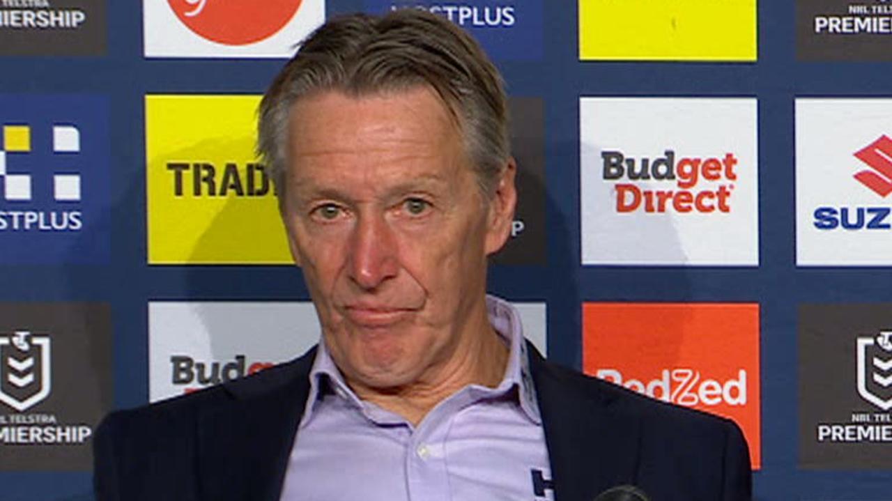 NRL 2026: Craig Bellamy press conference after Melbourne Storm loss, video, replay, finals