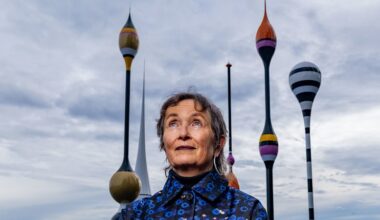 Artist Mikala Dwyer reveals her Barangaroo sculpture Monuments for Fishes