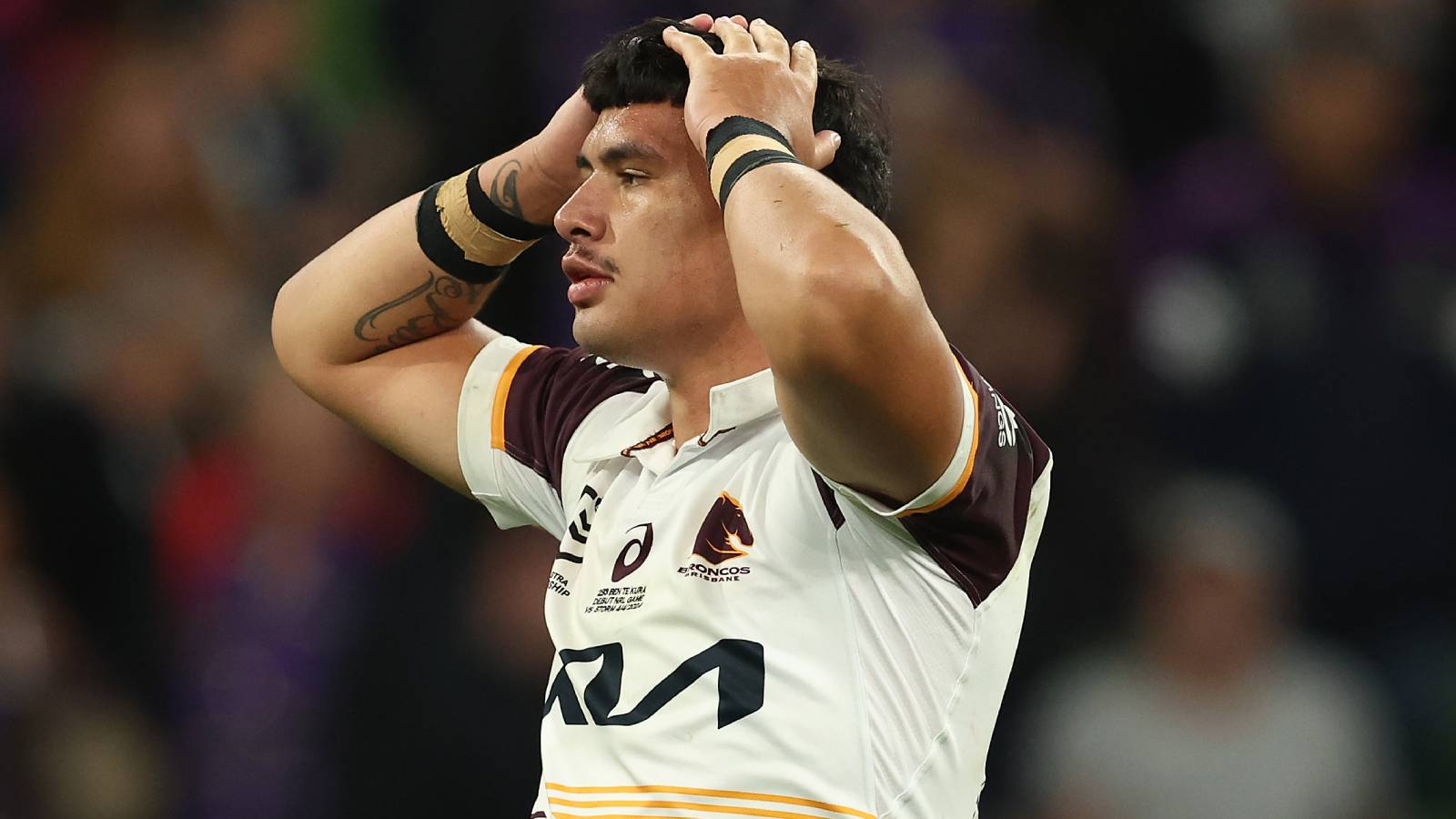 Brisbane Broncos rugby player Ben Te Kura