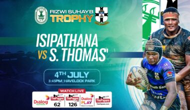 LIVE - Isipathana College vs S.Thomas' College - Rizwi Suhayb Trophy
