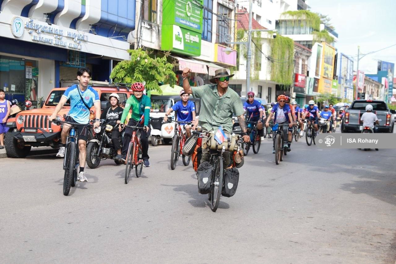 Cyclist Ends a Two-Year Global Campaign, Raises $260,000 for Cambodian Children
