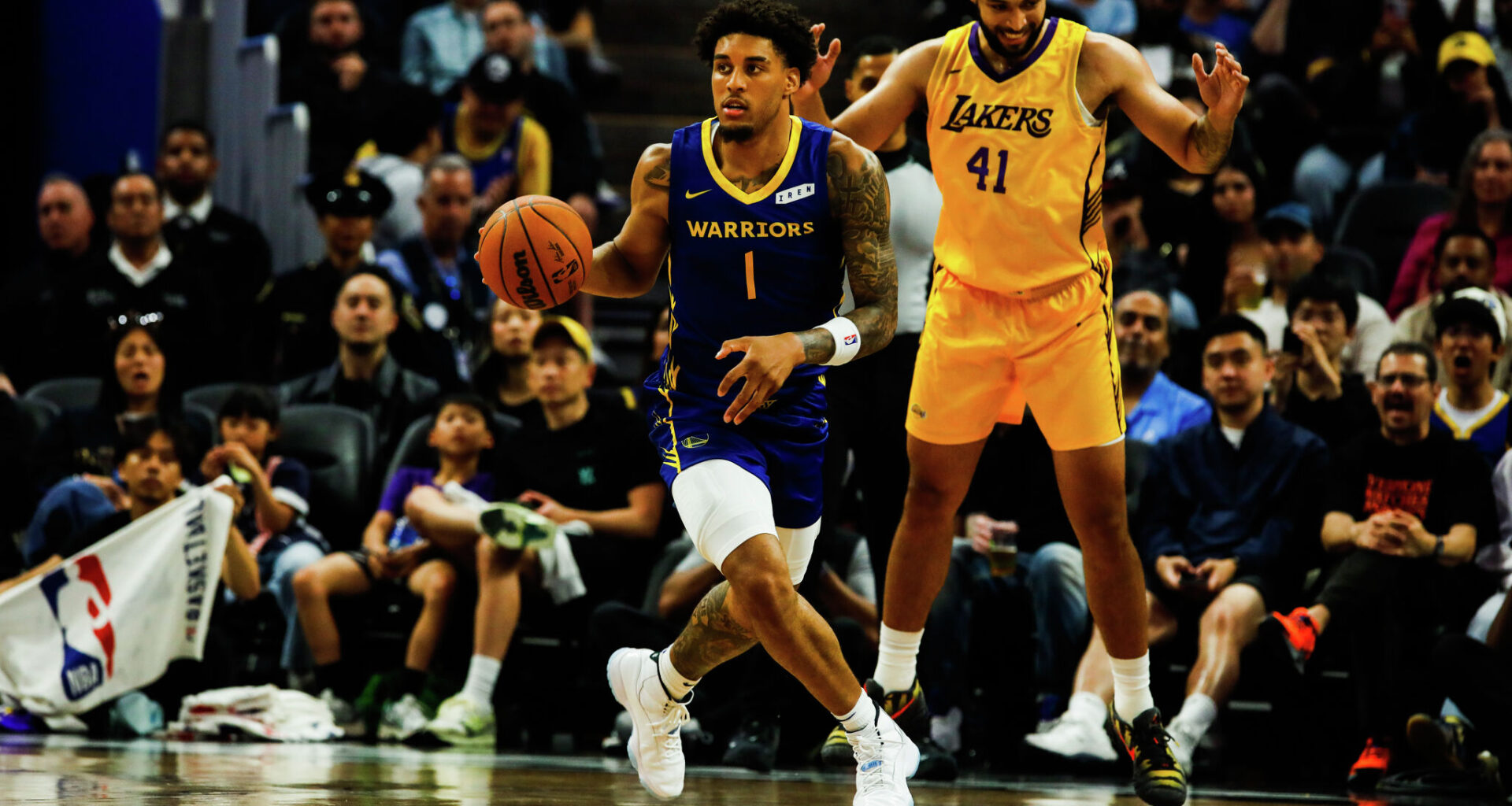 Golden State Warriors rookie Yaxel Lendeborg impresses in debut