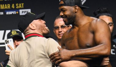 Jon Jones Gives Conor McGregor His Flowers Ahead Of UFC 329