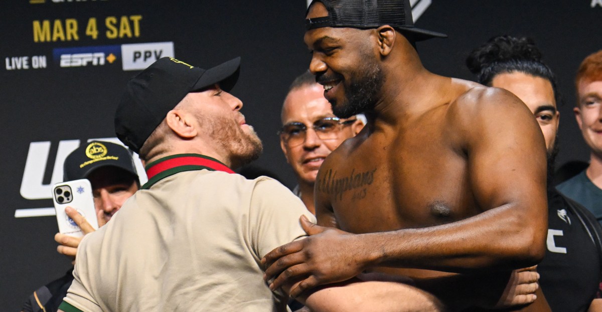Jon Jones Gives Conor McGregor His Flowers Ahead Of UFC 329