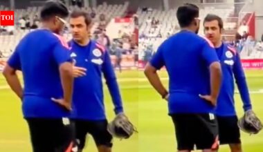 Gautam Gambhir's animated chat with Sanju Samson after Vaibhav Sooryavanshi's debut goes viral | Cricket News