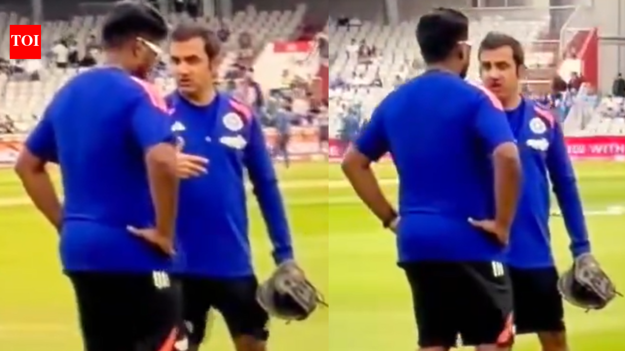 Gautam Gambhir's animated chat with Sanju Samson after Vaibhav Sooryavanshi's debut goes viral | Cricket News