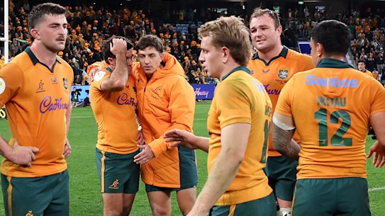 Wallabies players were left to lament another match that got away from them.