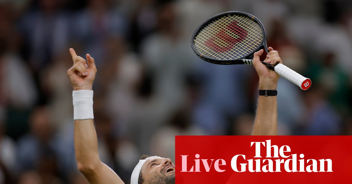 Wimbledon 2026: Bublik outlasts Tiafoe, Dimitrov wins epic, Swiatek and Rybakina out – as it happened | Wimbledon 2026