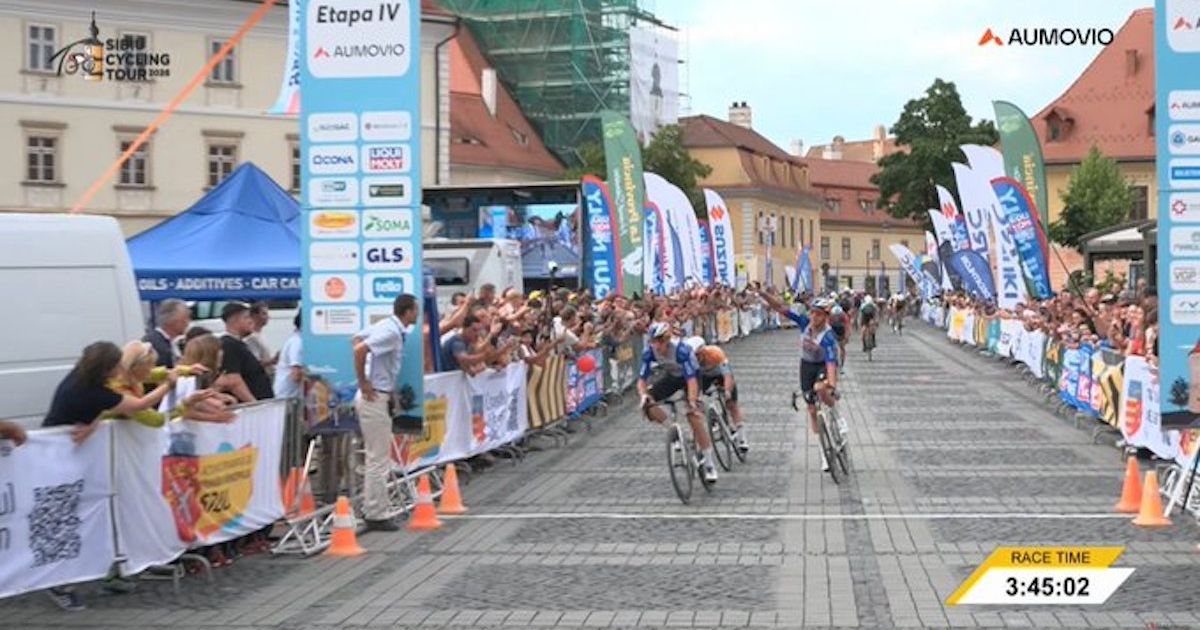 Celebration for Red Bull and Van Poppel in Romania