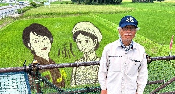 Tochigi man shares his family’s process for creating 16 years worth of rice paddy art