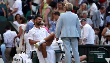 Novak Djokovic argues with Wimbledon official over roof during epic win