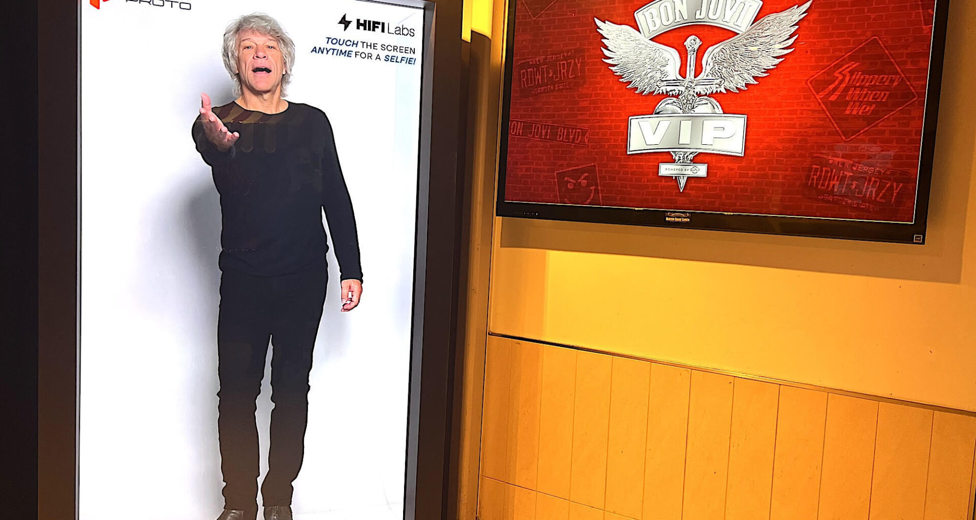 A Jon Bon Jovi Hologram Selfie Experience is Live at MSG in NYC