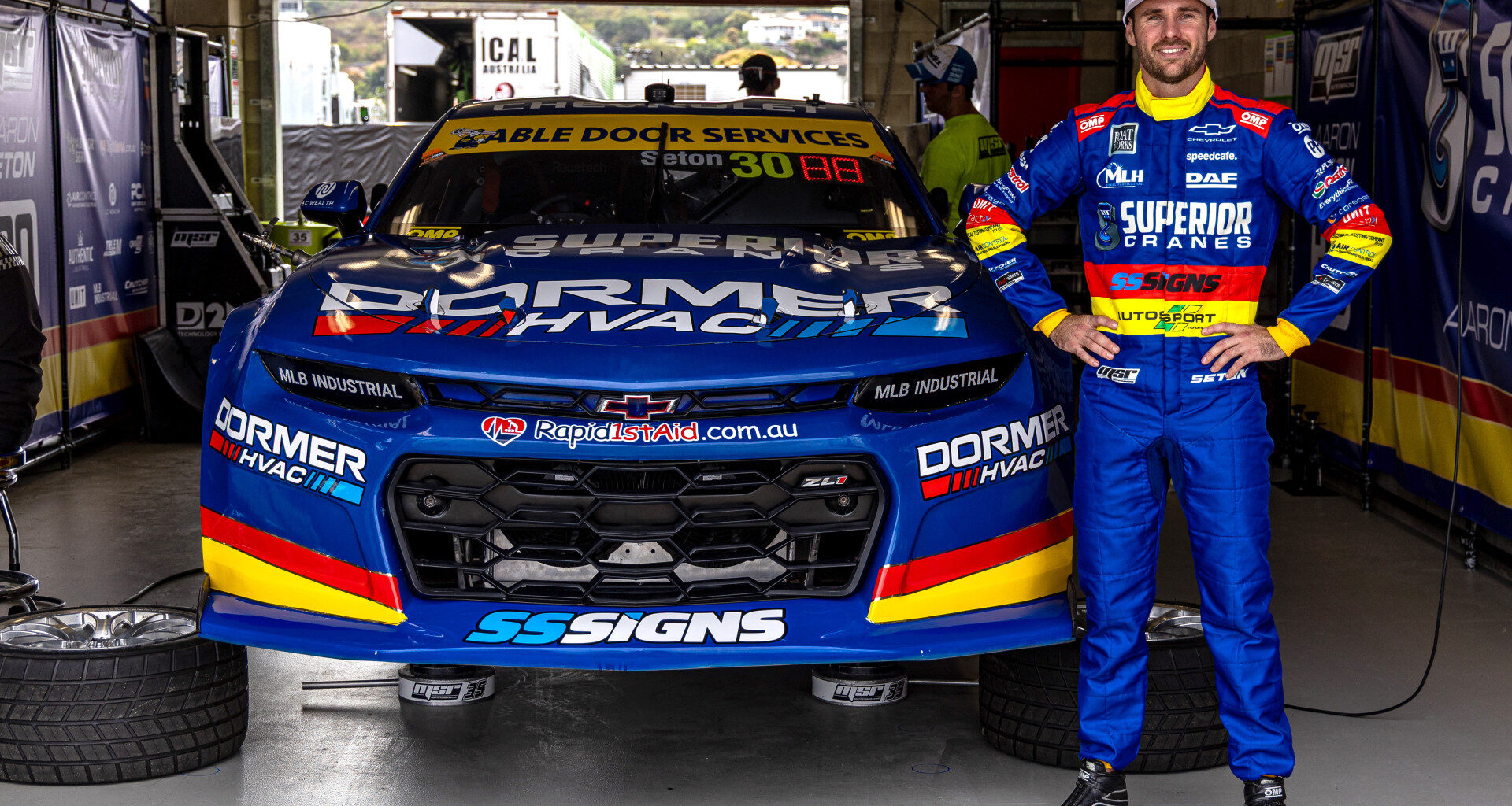 Supercars legend Glenn Seton reacts to son's tribute at Townsville 500