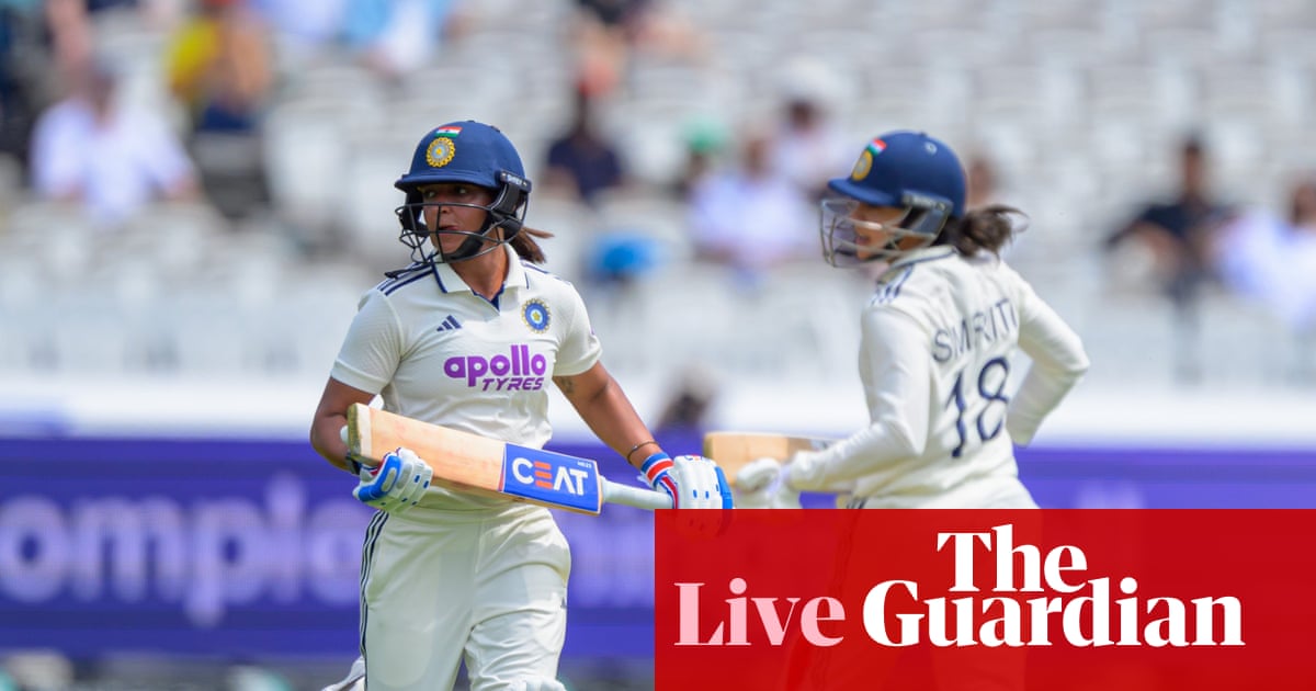 England v India: women’s cricket Test match, day one – live | Women's cricket