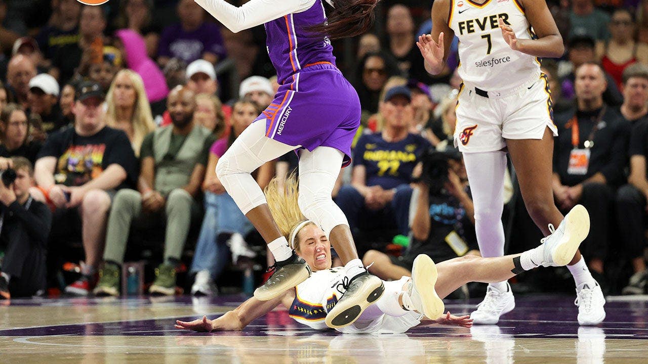 WNBA player who battered Caitlin Clark elbows another Fever star in the face, but there's a catch