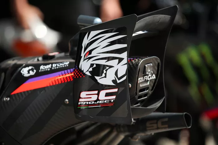 Aprilia Racing bike rear wing